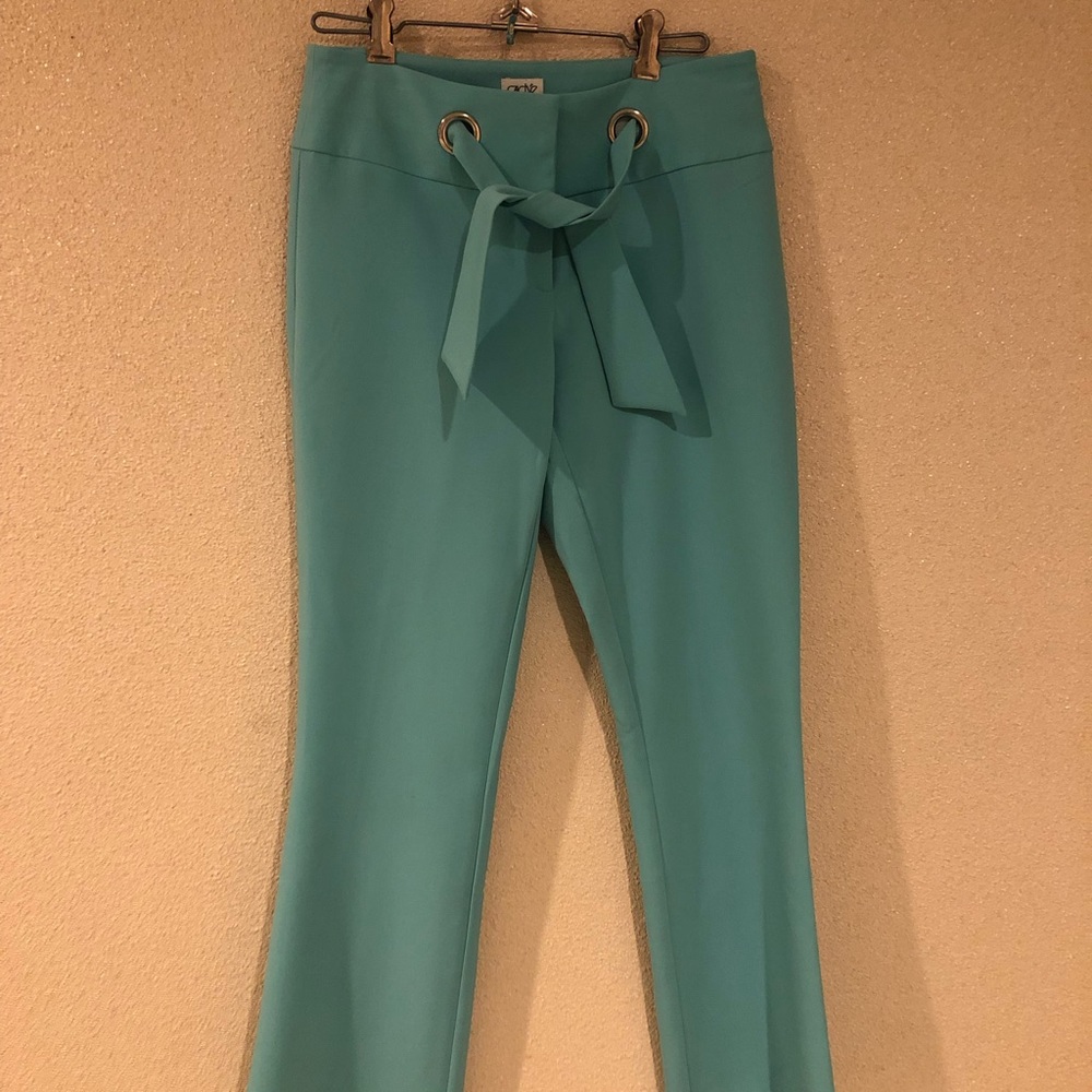 CACHE Seafoam Dress Pant Size 0